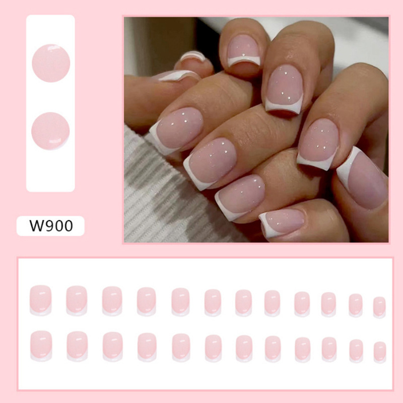 เล็บปลอมแบบกดติดทรงสี่เหลี่ยมส - Nail Art Wedding บทวิจารณ์และราคา