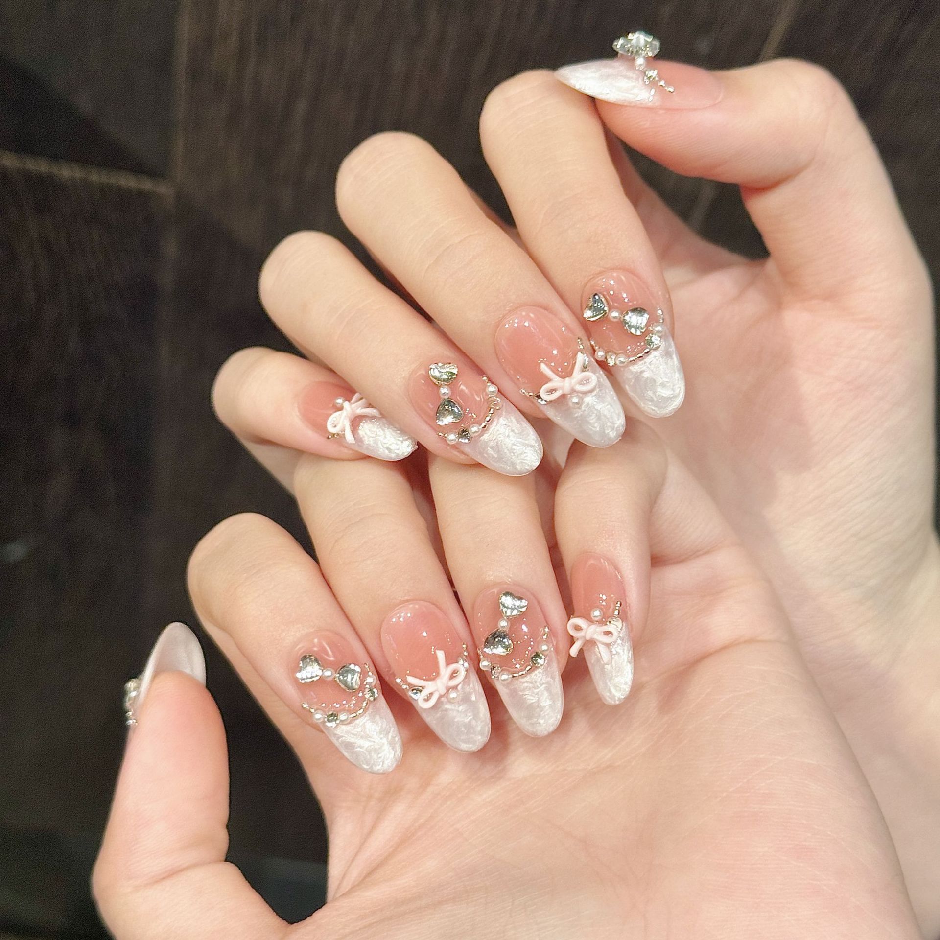 10pcs Handmade กดบนเล็บภาษาฝรั - Nail Art Y2K บทวิจารณ์และราคา