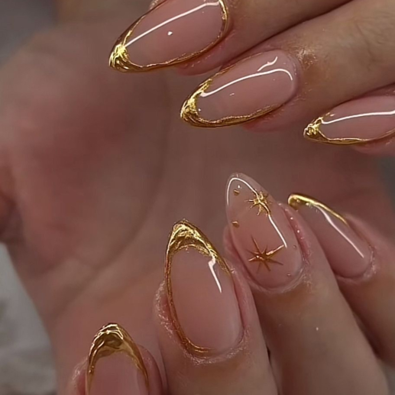 24 ชิ้นสั้นอัลมอนด์เล็บชุดเต็ม - Nail Art Y2K บทวิจารณ์และราคา