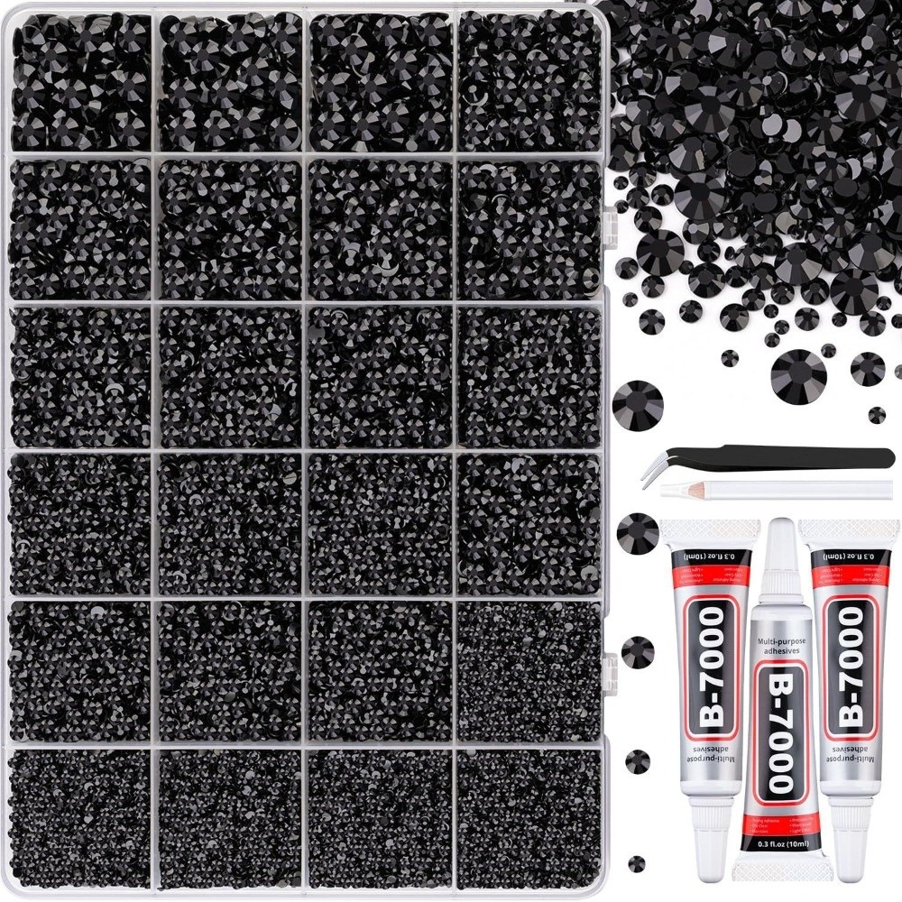 ชุดเรซิ่นหลากสีประดับเพชร วัสด - Nail Art Jelly บทวิจารณ์และราคา
