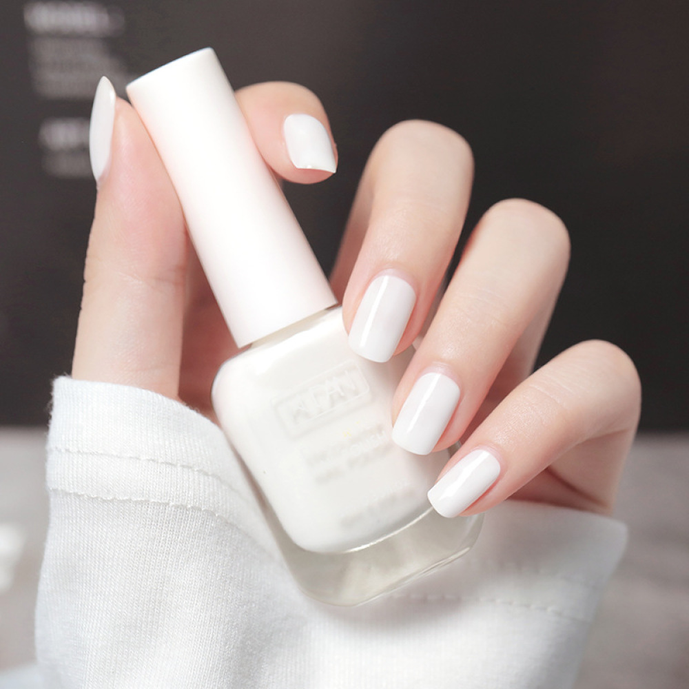 ยาทาเล็บสูตรน้ำ ลอกออกได้ สีมอ - Nail Art Elegant บทวิจารณ์และราคา