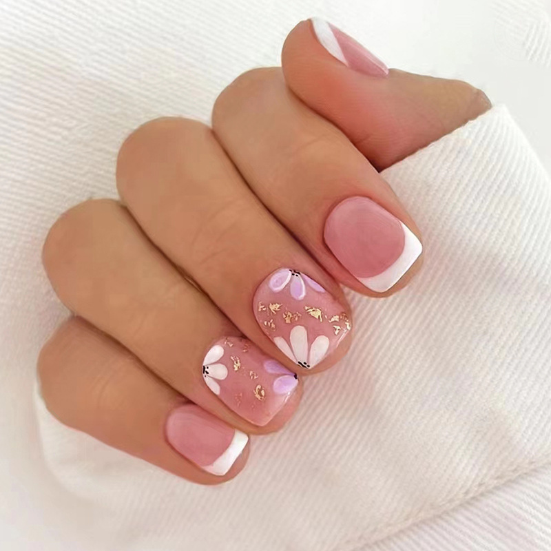 เล็บปลอมแบบสั้น 24 ชิ้น พร้อมก - Nail Art Jelly บทวิจารณ์และราคา
