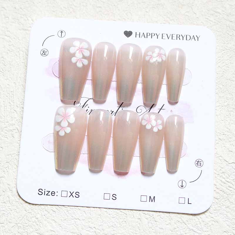 10 ชิ้นผู้หญิงสไตล์ฝรั่งเศส Hi - Nail Art Y2K บทวิจารณ์และราคา