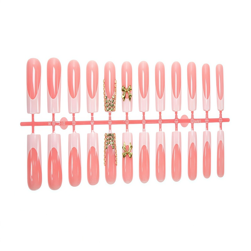 ชุดทำเล็บ 24 ชิ้น ดีไซน์โบว์สี - Nail Art Elegant บทวิจารณ์และราคา