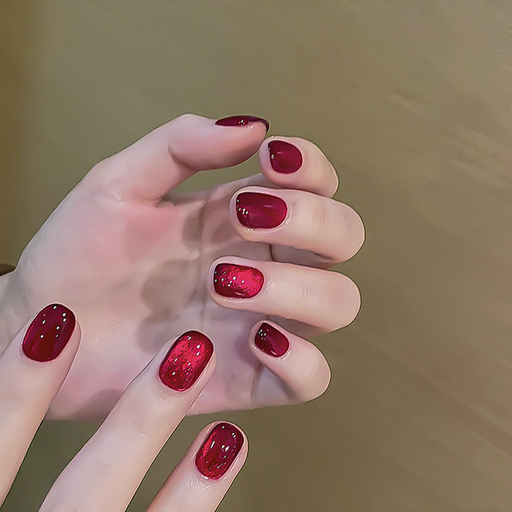 Xeijayi 10ml ไวน์แดง CAT EYE G - Nail Art Red Wine Cat Eye บทวิจารณ์และราคา