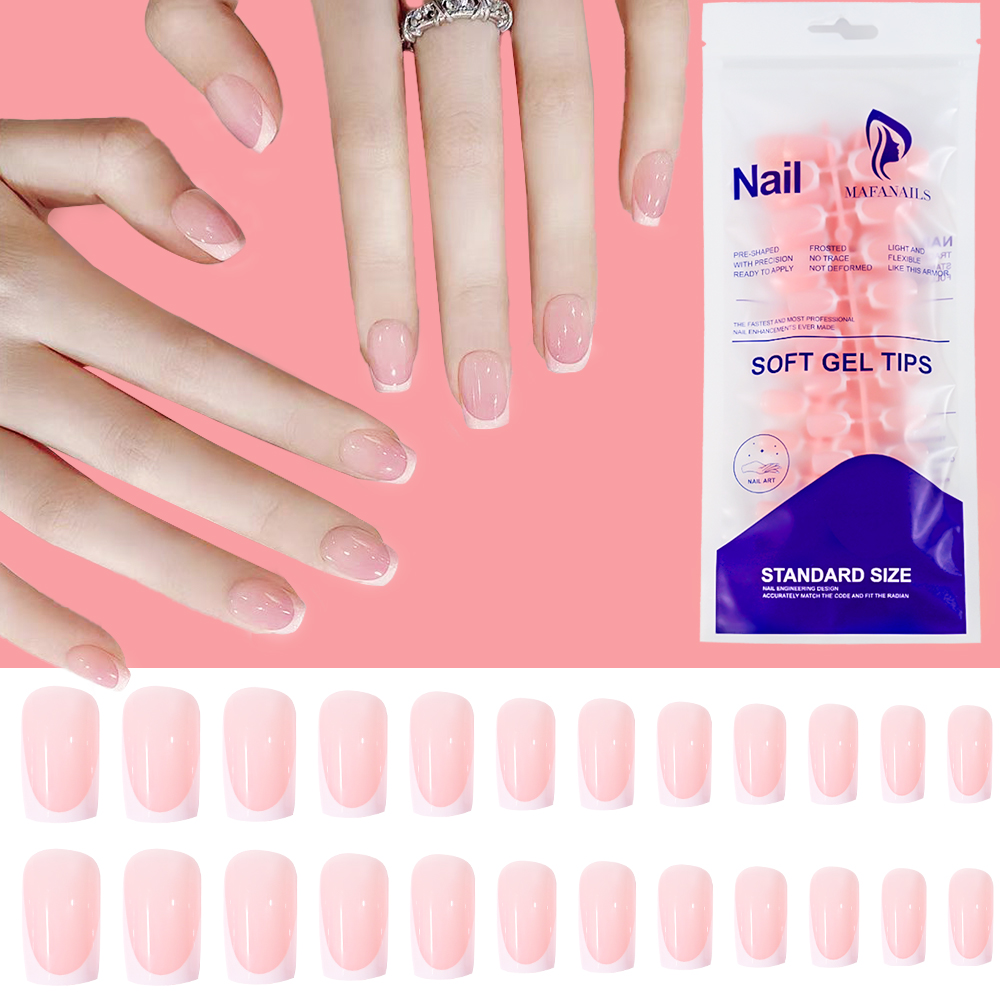 120pcs Glossy สั้นสแควร์กดบนเล - Nail Art Y2K บทวิจารณ์และราคา