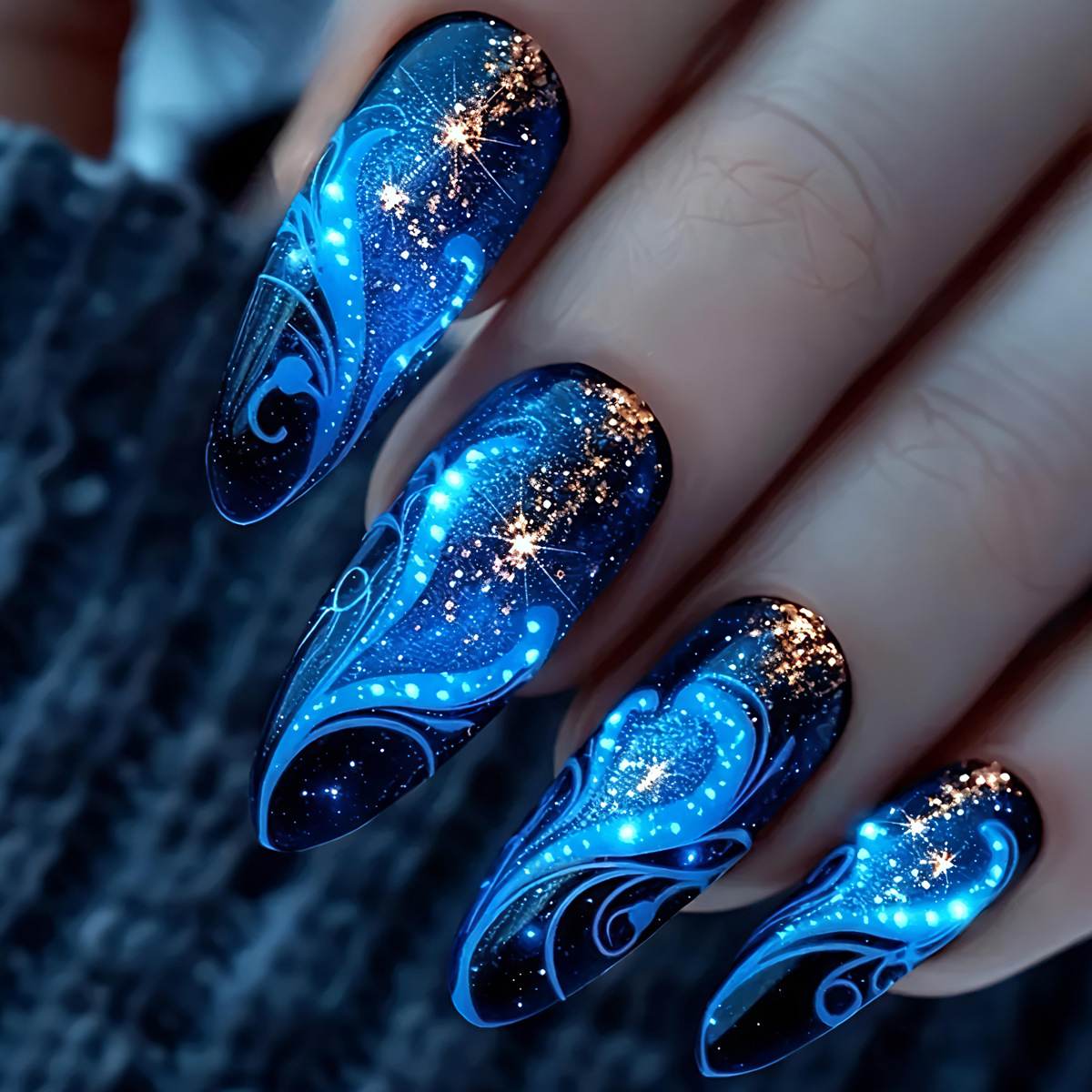 24 ชิ้น/ชุด เล็บปลอมสั้น กลาง  - Nail Art Y2K บทวิจารณ์และราคา
