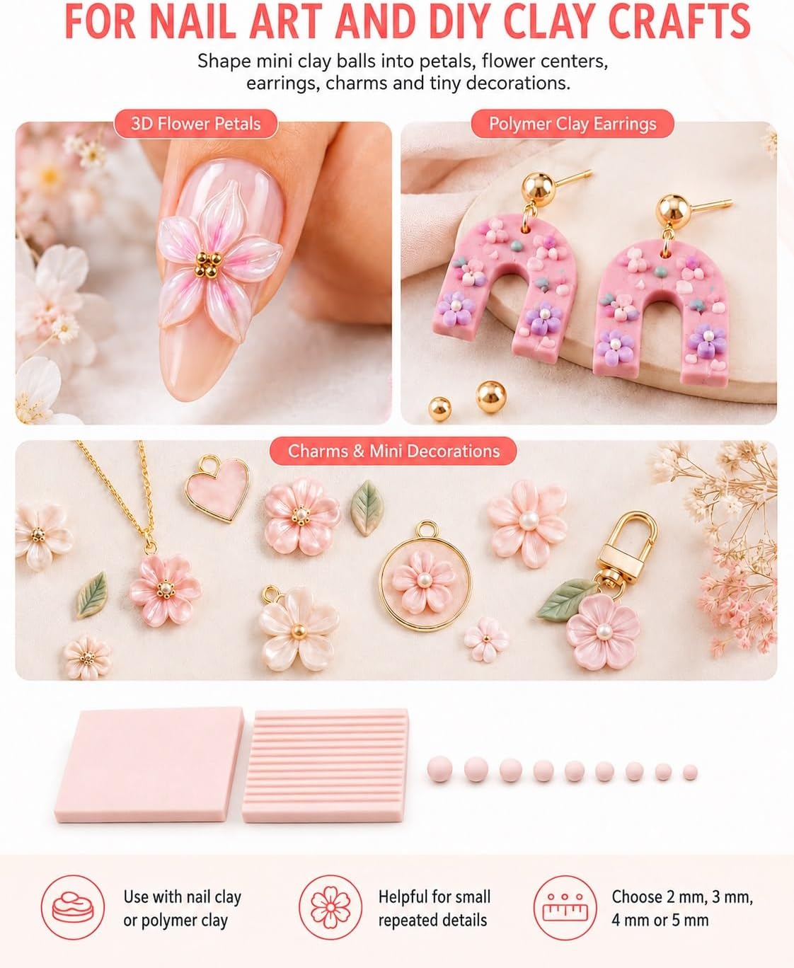 เครื่องมือทำลูกปัดเจล 3D สำหรั - Nail Art Jelly บทวิจารณ์และราคา