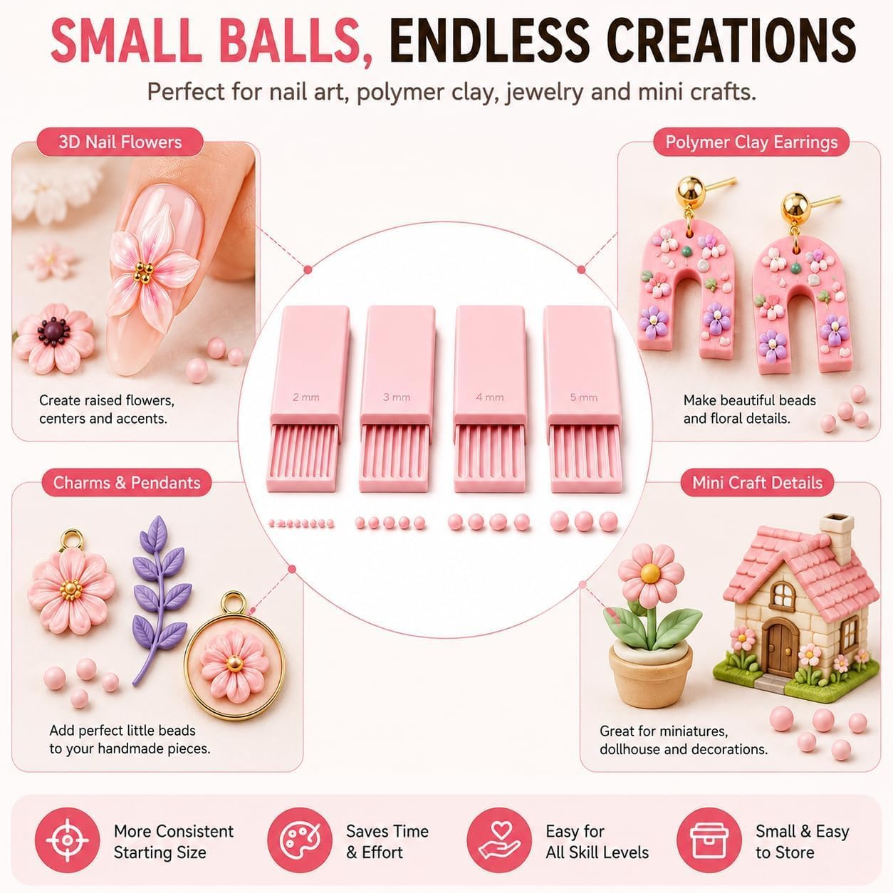 เครื่องมือทำลูกปัดเจล 3D สำหรั - Nail Art Jelly บทวิจารณ์และราคา