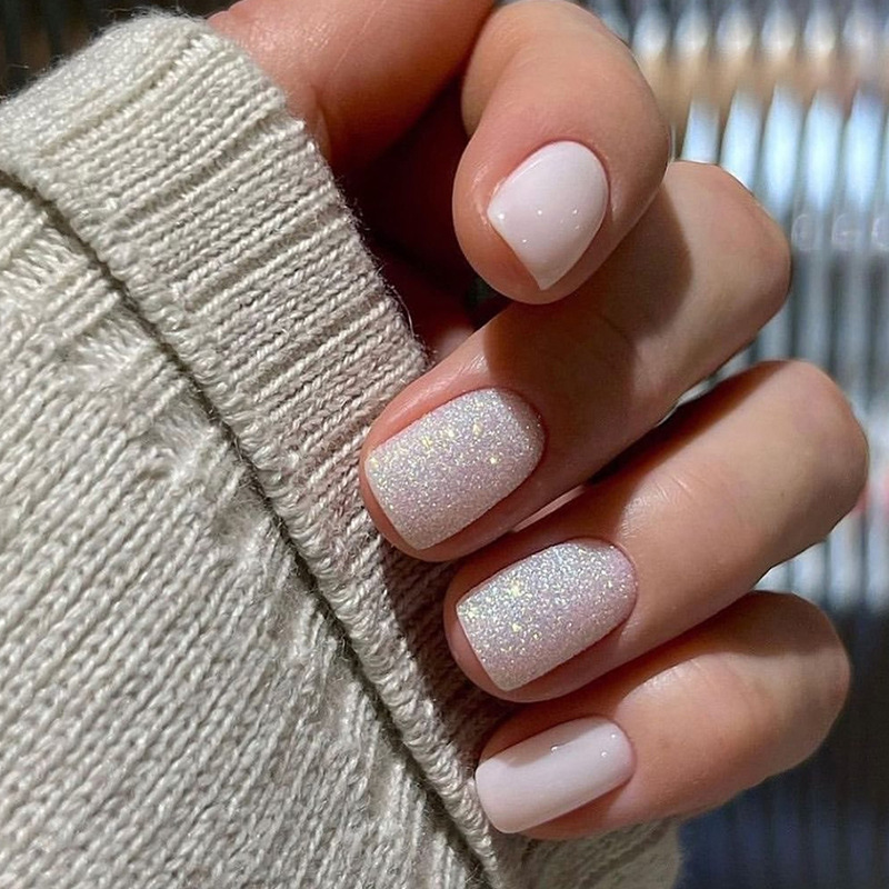 เล็บปลอมแบบสั้น 24 ชิ้น/ชุด สำ - Nail Art Y2K บทวิจารณ์และราคา