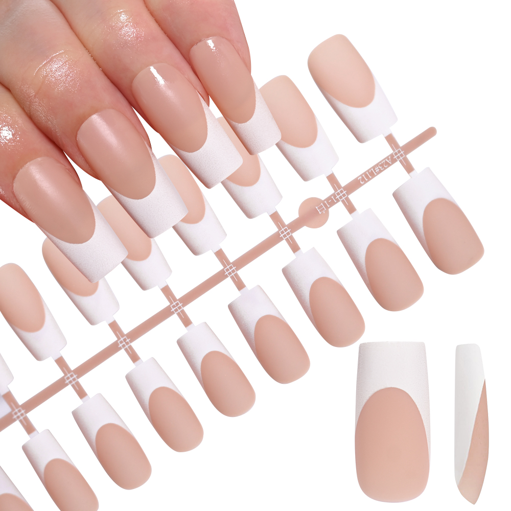 เล็บปลอมแบบฝรั่งเศสสีนู้ด 120  - Nail Art Wedding บทวิจารณ์และราคา