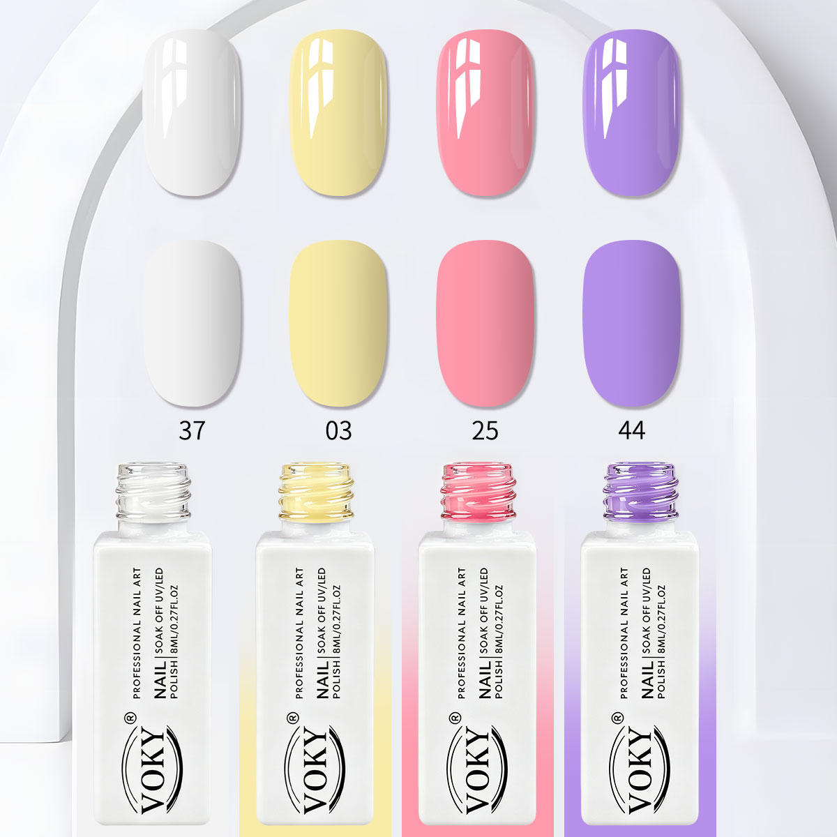 ชุดยาทาเล็บเจลสีพื้นแบบหรูหรา  - Nail Art Elegant บทวิจารณ์และราคา